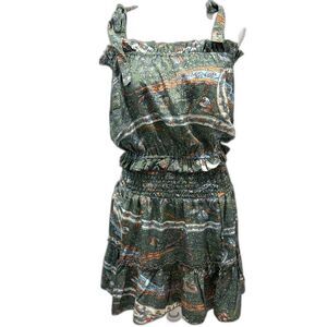 Perry Walker Collective Florence mini skirt & tie shoulder cami set